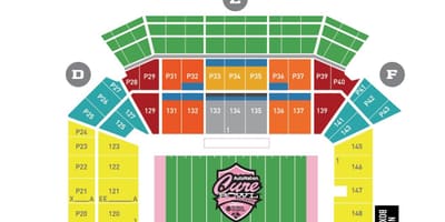 Camping Wêreld stadion sitplek kaart