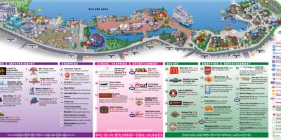 Downtown Disney Orlando kaart