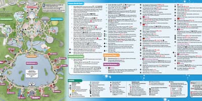 EPCOT Orlando kaart