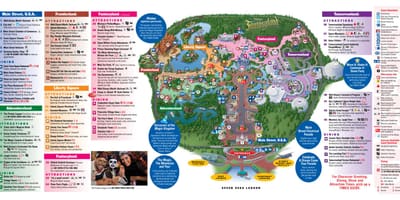 Disney World map Magic Kingdom